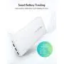 Portable Charger RAVPower 26800mAh Power Bank Battery Pack Total 5.5A Output External Battery 3 Ports Portable Phone Charger Compatible with iPhone 11 Pro Max SE iPad Samsung Galaxy S20 Note10 (White)