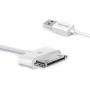 iPhone 4s Cable, 30-Pin USB Sync and Charging Data Cable for iPhone 4/4S/3G/3GS, iPad 1/2/3, and iPod (5/1.5 Meter) - Pack of 2