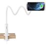 CHOETECH 2 in 1 Wireless Charger Phone Holder, 10W/7.5W Wireless Charging Stand Bed Gooseneck Mount Flexible Arm 360 Clip Bracket Clamp Compatible iPhone SE 2020/11 Pro, Galaxy S20, 4.7-9.7" Devices