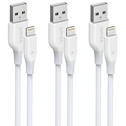 iPhone Charger, [3 Pack] Anker Powerline Lightning Cable (3ft) Apple MFi Certified - Lightning Cables for iPhone SE / 11/11 Pro / 11 Pro Max/XS/XS Max/XR/X / 8, iPad and More