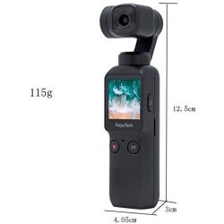 Feiyutech Pocket Camera 3-Axis Handheld Gimbal Camera Stabilizer 4K HD Built-in Wi-Fi Control 120° Wide Angle Smart Track