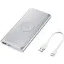 Samsung 2-in-1 Portable Fast Charge Wireless Charger and Battery Pack 10,000 mAh, Silver (US Version with Warranty) Samsung 2-in-1 Portable Fast Charge Wireless Charger and Battery Pack 10,000 mAh, Silver (US Version with Warranty)