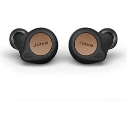 Jabra Elite Active 75t True Wireless Bluetooth Earbuds, Copper Black – Wireless Earbuds for Running and Sport, Charging Case Included, 4th Generation, 28 Hour Battery, Sport Earbuds