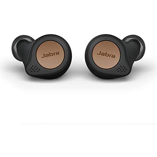 Jabra Elite Active 75t True Wireless Bluetooth Earbuds, Copper Black – Wireless Earbuds for Running and Sport, Charging Case Included, 4th Generation, 28 Hour Battery, Sport Earbuds