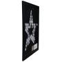 Gallery Solutions 24x36 Flat with Inner Ridge Large Wall Hanging Picture Poster Frame, 24" x 36", Black