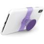 PopSockets PopGrip Slide for iPhone Xs Max Apple Silicone Case - Fierce Violet