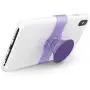 PopSockets PopGrip Slide for iPhone Xs Max Apple Silicone Case - Fierce Violet