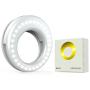 QIAYA Selfie Light Ring Lights LED Circle Light Cell Phone Laptop Camera Photography Video Lighting Clip On Rechargeable