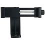 Ruittos Phone Tripod Adapter, Smartphone Holder Clip Mount Compatible with iPhone/Samsung and All Cell Phones, Rotates Vertical Horizontal Adjustable Clamp Selfie Stick Monopod (T9)
