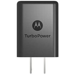 Motorola SPN5970A TurboPower 15+ QC3.0 Wall Charger with 3.3 Foot USB-C Cable for Moto X4, Z2 Force/Play, Z3, Z3 Play, Z4, G7, G7 Play, G7 Plus, G7 Power, G6, G6 Plus [Not for G6 Play] (Retail Box)