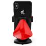 Arteck Universal Mobile Phone Car Mount Holder 360° Rotation for Auto Windshield, for Cell Phones Apple iPhone 6s Plus 5s, Samsung Galaxy S7 Edge S6 Note 5/4 GPS and Others Red