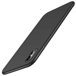 TORRAS Slim Fit iPhone Xs Max Case 6.5 Inch, Hard Plastic Ultra Thin Matte Finish Grip Protective Phone Cover Case for iPhone X Max Case, Mysterious Black