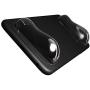 CHINFAI for Nintendo Switch Grip, Soft Gel Ergonomic Phone Gaming Grip Comfort Silicone Gamepad for iPhone, Samsung Galaxy and All Smartphone (Two Sets- one Clear and one Blue)