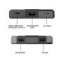 LLJEkieee Mobile Phone Video Game Controller Keyboard Mouse Converter for NS Switch/PS4 -Three USB interfaces, Supports wired keyboard, one - handed keyboard