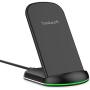 Yootech Wireless Charger,Qi-Certified 10W Max Wireless Charging Stand, Compatible with iPhone SE 2020/11/11 Pro/11 Pro Max/XR/XS/X/8, Galaxy S20/Note 10/Note 10 Plus/S10/S10 Plus(No AC Adapter)