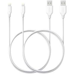 Anker [2 Pack] Powerline Lightning Cable (6ft) Apple MFi Certified - Lightning Cables for iPhone Xs/XS Max/XR/X / 8/8 Plus / 7/7 Plus, iPad Mini / 4/3 / 2, iPad Pro Air 2