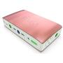 HALO Bolt 58830 mWh Portable Phone Laptop Charger Car Jump Starter with AC Outlet and Car Charger - Rose Gold