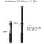 Gimbal Extension Pole, Lightweight Aluminum Telescopic Rod for DJI OSMO Mobile 2 Zhiyun Smooth 4/Q Smartphone Stabilizer and DSLR Camera, 10.4 to 17.3 Inch Adjustable Gimbal Extension Pole, Lightweight Aluminum Telescopic Rod for DJI OSMO Mobile 2 Zhiyun Smooth 4/Q Smartphone Stabilizer and DSLR Camera, 10.4 to 17.3 Inch Adjustable