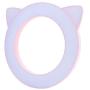 Yosoo Studio Makeup Selfie LED Ring Light Fill Lamp with Phone Clips Holder for Photography(Pink Cat)