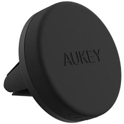 AUKEY Car Phone Mount, Air Vent Magnetic Cell Phone Holder compatible with iPhone X/8/8 Plus/7/7 Plus/6s Plus, Samsung Galaxy, LG, Nexus and More (Black)