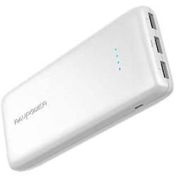 RAVPower Portable Charger 22000mAh External Battery Pack 22000 Power Banks 5.8A Output 3-Port， Compatible with iPhone 11/Pro/Max/ 8/ X/XS, Samsung Galaxy and More