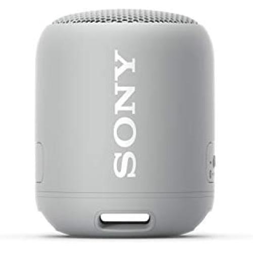 Sony SRS-XB12 Mini Bluetooth Speaker Loud Extra Bass Portable Wireless Speaker with Bluetooth -Loud Audio for Phone Calls- Small Waterproof and Dustproof Travel Music Speakers Gray SRS-XB12/H