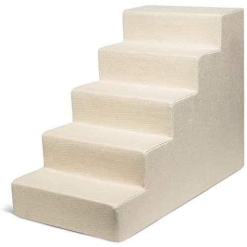 USA Made Pet Steps/Stairs with CertiPUR-US Certified Foam for Dogs & Cats by Best Pet Supplies