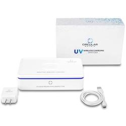 UV Phone Sanitizer and Charger that Visibly Works Presented in Solid Gift Box. Wireless Charging UVC Light Sterilizer with 9 UV LED, Built-in Auto Safety Feature, Fast Charging UV Phone Sterilizer Box