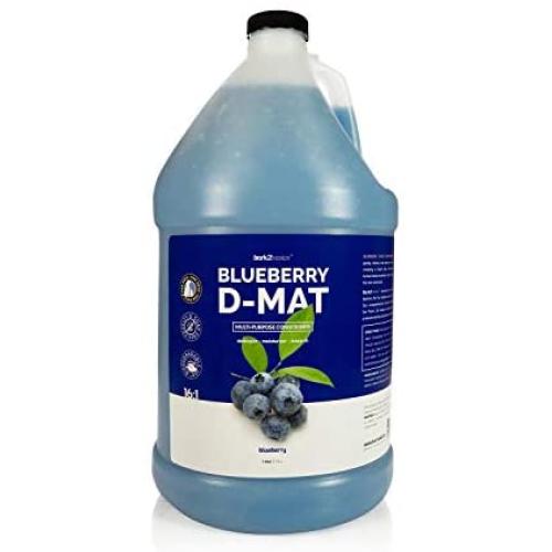 Bark 2 Basics Blueberry D-Mat Dog Conditioner, 1 Gallon | All Natural Ingredients, Multi-Purpose, Static Eliminating, Loosens Tough Mats and Tangles, Made In The USA