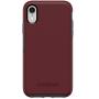 OtterBox SYMMETRY SERIES Case for iPhone XR - Retail Packaging - FINE PORT (CORDOVAN/SLATE GREY)