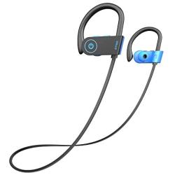 Bluetooth Headphones, Otium Wireless Headphones IPX7 Waterproof in-Ear Sports Earphones w/Mic for Gym Running Cyclying Workout (Blue)