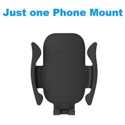 Car Cellphone Mount for Tesla Model 3 Model Y Monitor Fixed Clip Safety Cell Phone Holder Stand (Silence) Upgrade Silicone (Pone Mount)