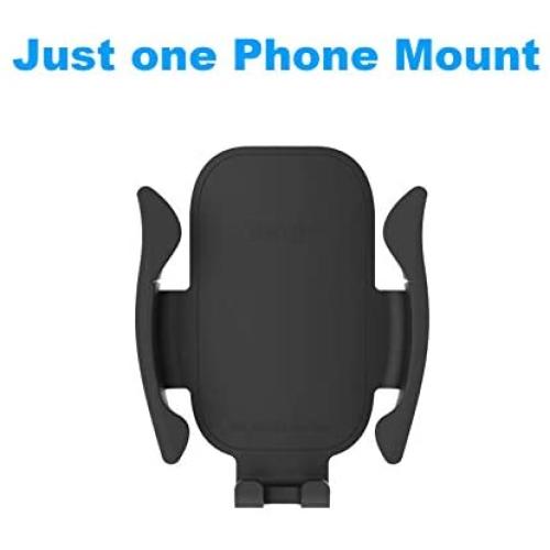 Car Cellphone Mount for Tesla Model 3 Model Y Monitor Fixed Clip Safety Cell Phone Holder Stand (Silence) Upgrade Silicone (Pone Mount)