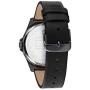 Tommy Hilfiger Mens Stainless Steel Quartz Watch with Leather Strap, Black, 20 (Model: 1791715)