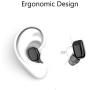 Mini Bluetooth Earbud, X11U Wireless Earphone Invisible Headphone in-Ear Headset Earpiece Built- in Microphone with Magnetic USB Charger for iPhone Samsung Smartphone (Black)
