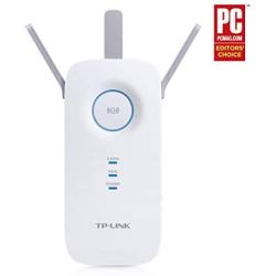 TP-Link AC1750 Wifi Extender, PCMag Editors Choice, Up to 1750Mbps, Dual Band Wifi Range Extender, Internet Booster, Access Point, Extend Wifi Signal to Smart Home & Alexa Devices (RE450)