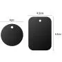 Mount Metal Plates Replacement Kits with 3M Adhensive for magnetic Car Mount Phone Holder 4 Pack (2 Rectangle 2 Round) Mount Metal Plates Replacement Kits with 3M Adhensive for magnetic Car Mount Phone Holder 4 Pack (2 Rectangle 2 Round)