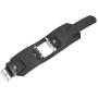 NIGHTCRUZ Compatible with Leather Apple Watch Band - Wide Leather Adjustable Bracelet for Apple Watch Series 5/4/3