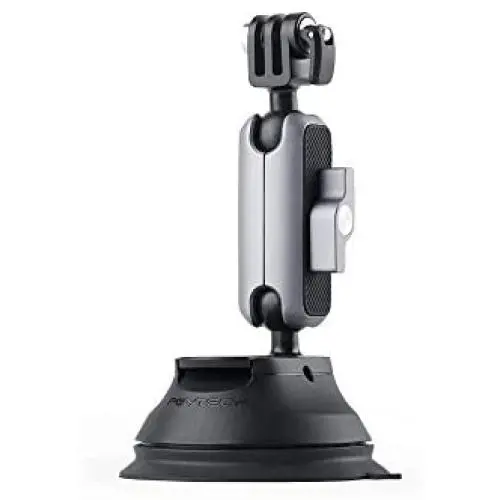 PGYTECH Suction Cup Mount Compatible for Gopro DJI Action Camera, Smartphone, Car PGYTECH Suction Cup Mount Compatible for Gopro DJI Action Camera, Smartphone, Car