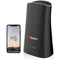 Hiboost Cell Phone Signal Booster Up to 2,000 sq ft for Home & Office, Boosts 3G 4G LTE Voice and Data for All U.S. Carriers - Verizon, T-Mobile, Sprint, AT&T Cellular Repeater Amplifier Kits with APP