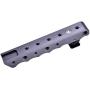 Oumij Hot Shoe Camera Bubble Level Stabilizing Top Universal Handle Gimbal Extension Bracket with 1/4 & 3/8 Screw Hole Handheld Gimbal Stabilizer(Dark Gray)