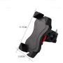 NwleiZ Bike Phone Mount Anti Shake and Stable Cradle Clamp with 360° Rotation Bicycle Phone Mount/Bike Accessories/Bike Phone Holder for iPhone Android GPS Other Devices Between 3.5 to 6.5 inches