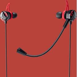 Evo Core Phenom Covert, Gaming Earbuds with Detachable Boom Mic, Noise Isolating Low Profile Headphones Compatible with PC and Mobile Devices