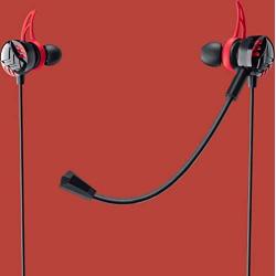 Evo Core Phenom Covert, Gaming Earbuds with Detachable Boom Mic, Noise Isolating Low Profile Headphones Compatible with PC and Mobile Devices