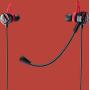 Evo Core Phenom Covert, Gaming Earbuds with Detachable Boom Mic, Noise Isolating Low Profile Headphones Compatible with PC and Mobile Devices