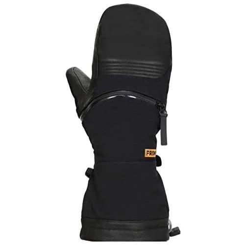 FRDM Evolve Cold Weather Snow Mitt Waterproof Windproof Leather Convertible Snowboard Ski Snowmobile Outdoor Adeventure, Unisex Sizing