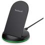 Yootech Wireless Charger Qi-Certified 10W Max Wireless Charging Stand, Compatible with iPhone SE 2020/11/11 Pro/11 Pro Max/XS MAX/XR/XS/X/8, Galaxy S20/Note 10 Plus/S10/S10 Plus(No AC Adapter)