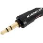 Monster Aux Cord Cassette Adapter 800 - iCarPlay for Car Tape Deck, Auxiliary To Dashboard, MP3 Player, iPod and iPhone - 3 ft Black Cable