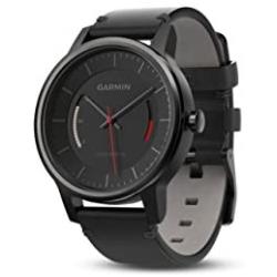 Garmin vívomove Classic - Black with Leather Band