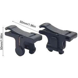 Businesscastle Mobile Phone Gaming Trigger Fire Button Aim Key Mobile Game Shooter Controller